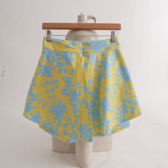 3LL by Danielle Batille | summer shorts skirt high waisted tropical printed med - Picture 5 of 6